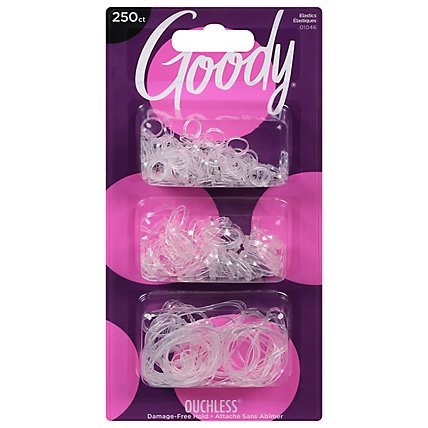 Goody Elastics Ouchless Latex Clear Multi - 250 Count - Image 1