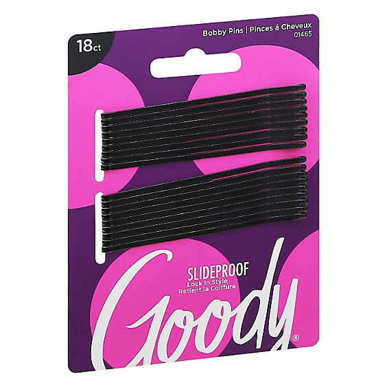 Goody Roller Fasteners Black - 18 Count