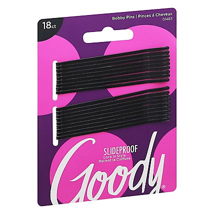 Goody Roller Fasteners Black - 18 Count - Image 1