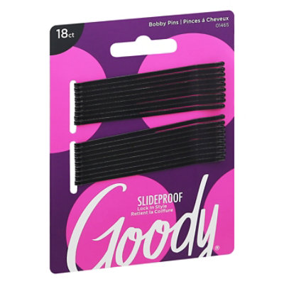 Goody Roller Fasteners Black - 18 Count - Image 1