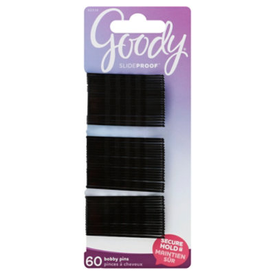 Goody Bobby Pins Stay Tight Black - 60 Count - Image 1