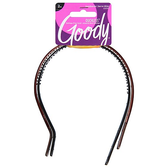 Goody Headbands Ouchless Flex Tips Thin - 2 Count