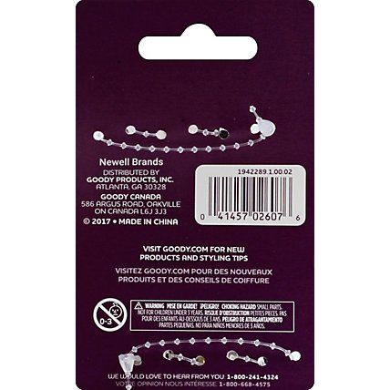 Goody Barrette Classics Metal Domed - 3 Count - Image 3