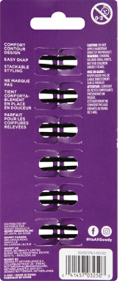 Goody Snap Clips Classics Medium Sandswirl - 6 Count - Image 4