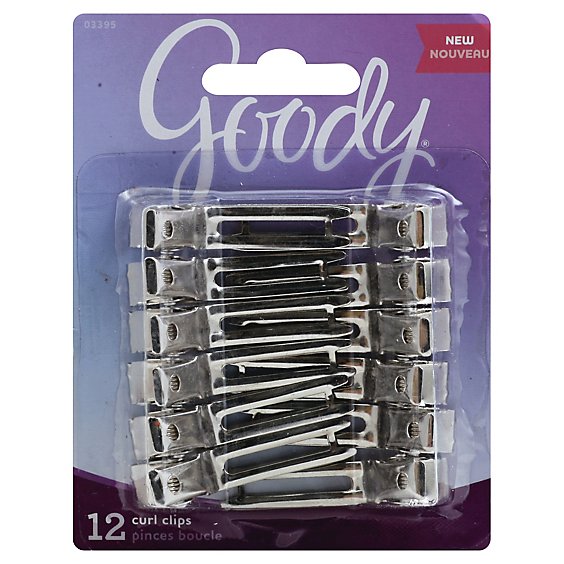 Goody Sectioning Clips Curl & Clip Double Prong - 12 Count