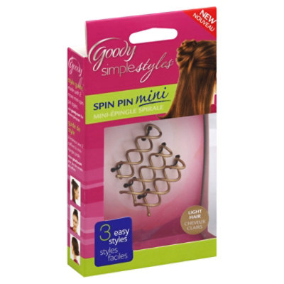 Goody spin pin 2025 for blonde hair