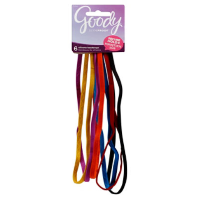 Goody Headbands Slide Proof Brights 6mm - 4 Count