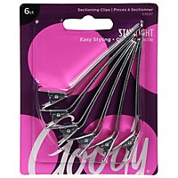 Goody Sectioning Clips Aluminum - 6 Count - Image 2