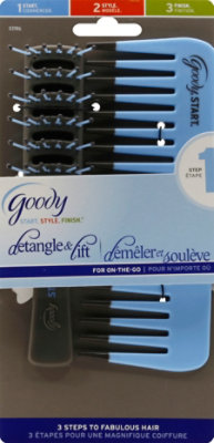 Goody Brush & Comb On The Go Detangle & Lift - 2 Count - Image 2