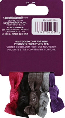 Goody Elastics Ouchless Ribbon Elastics Tieback Cherry Blossom - 5 Count - Image 3