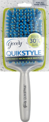 Goody Brush QuikStyle Microfiber Bristles Paddle All Hair Types Sleeker Design - Each - Image 2