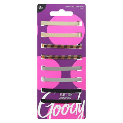 Goody Barrette Classics Patterned Stay Tight - 8 Count - Image 3