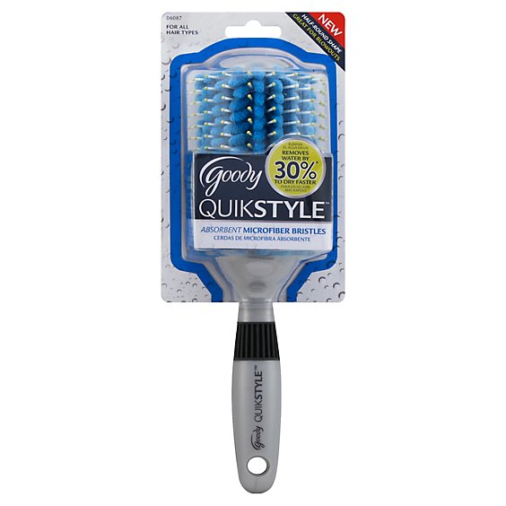 Goody Brush QuikStyle Microfiber Bristles Half Round - Each