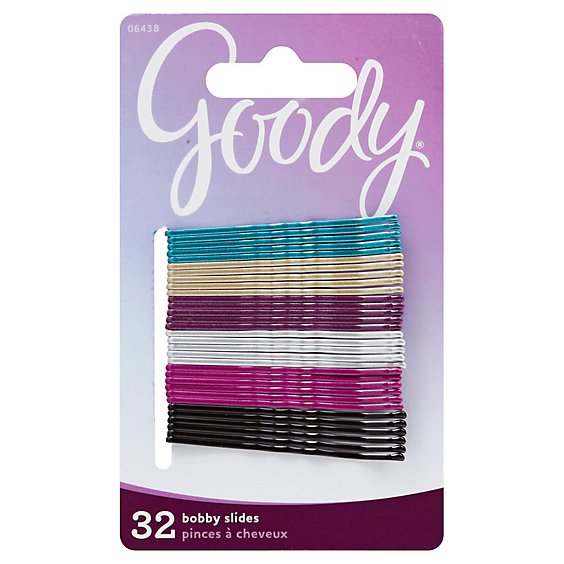 Goody Classic Pearlized Metallic Bobbies 32 Ct-06438 - 32 Count