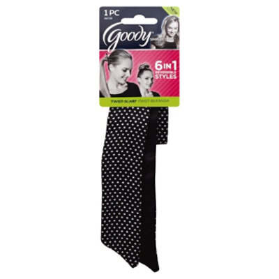 Goody Twist Scarf Simple Styles 6 In 1 Reversable - Each