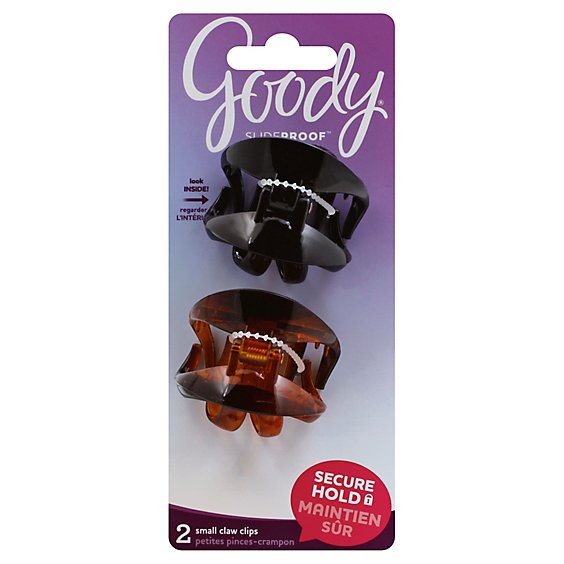 Goody SlideProof Claw Clips Small - 2 Count
