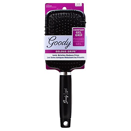 Goody Brush Gelous Grip Frizz-Free Smoothing Paddle - Each - Image 1