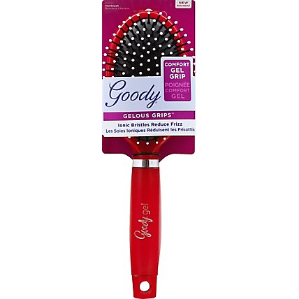 Goody Brush Gelous Grip Frizz-Free Smoothing Oval Cushion - Each - Image 2