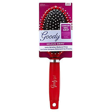 Goody Brush Gelous Grip Frizz-Free Smoothing Oval Cushion - Each - Image 1
