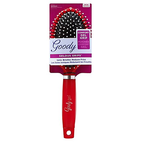 Goody Brush Gelous Grip Frizz-Free Smoothing Oval Cushion - Each