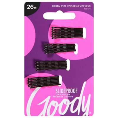 Goody Bobby Pins Colour Collection Black - 26 Count