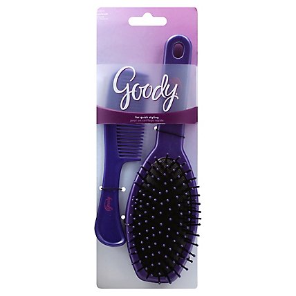 Goody Brush & Comb Simply Smooth 3 Finish - 2 Count - Image 1