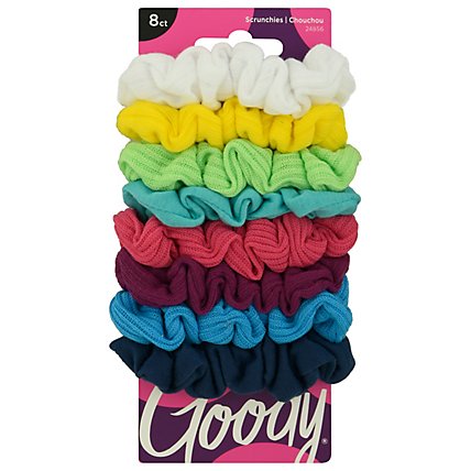Goody Scrunchie Ouchless Jersey Variety - 8 Count - Image 3