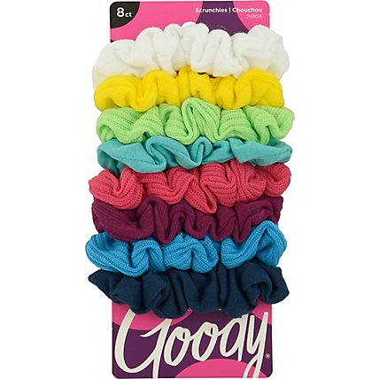 Goody Scrunchie Ouchless Jersey Variety - 8 Count - Image 2
