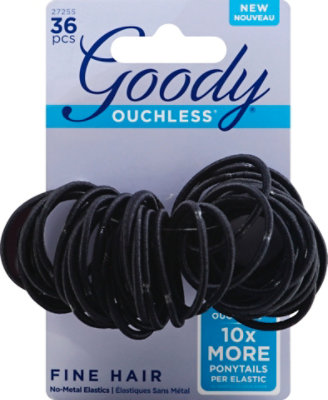 Goody Elastics Ouchless Thin 2mm Black - 36 Count - Image 2