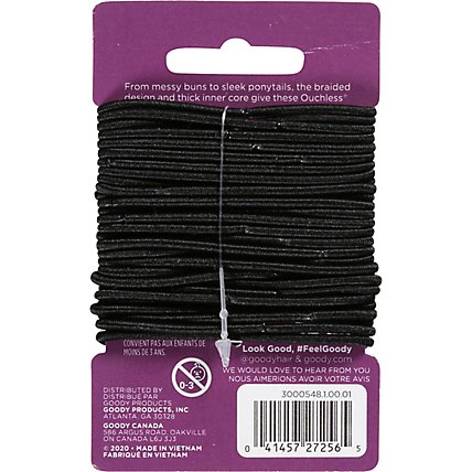 Goody Elastics Ouchless Thick 4mm Black - 29 Count - Image 3