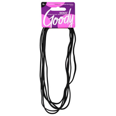 Goody Headbands Flat Narrow Black - 6 Count - Image 3