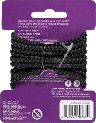 Goody Elastics StayPut Black - 10 Count - Image 4