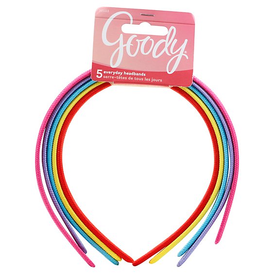 Goody Headbands Girls Cheery Fabric - 5 Count