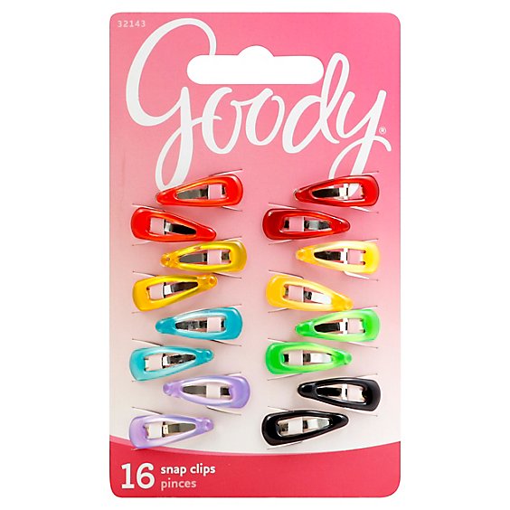 Goody Snap Clips Glam Girls Mini Epoxy - 16 Count