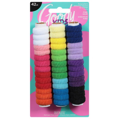 Goody Elastics Ouchless Ponytailers Tiny Terry Assorted - 42 Count - Image 3