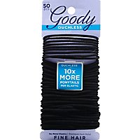 Goody Elastics Ouchless Thin 2mm Black - 50 Count - Image 2