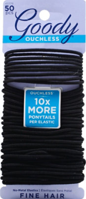 Goody Elastics Ouchless Thin 2mm Black - 50 Count - Image 2