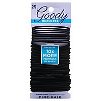 Goody Elastics Ouchless Thin 2mm Black - 50 Count - Image 1