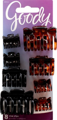 Goody Claw Clip Assorted Sharon - 8 Count - Image 2