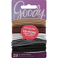 Goody Elastics Ouchless Thin 2mm Neutral - 29 Count - Image 2
