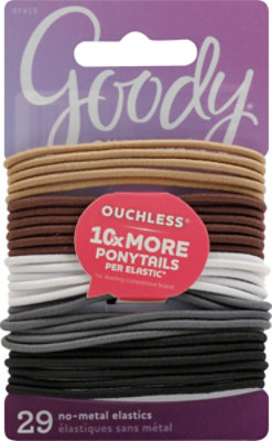 Goody Elastics Ouchless Thin 2mm Neutral - 29 Count - Image 2