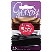Goody Elastics Ouchless Thin 2mm Neutral - 29 Count - Image 1