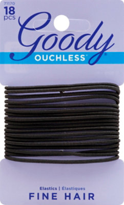 Goody Elastics Black Nona - 18 Count - Image 2