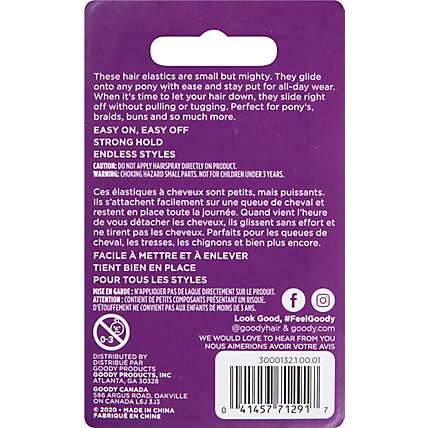Goody Elastics Ouchless Latex Clear Mary - 75 Count - Image 4