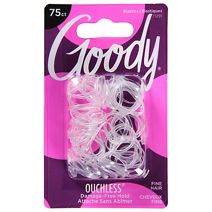 Goody Elastics Ouchless Latex Clear Mary - 75 Count - Image 2