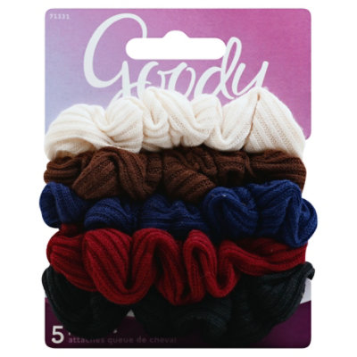 Goody Scrunchie Ouchless Twist Wrap Knit Small - 5 Count - Image 1