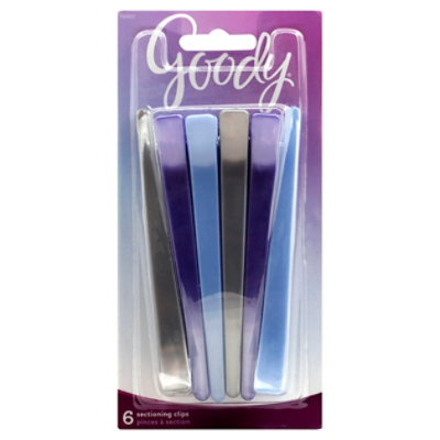 Goody Sectioning Clips - 6 Count