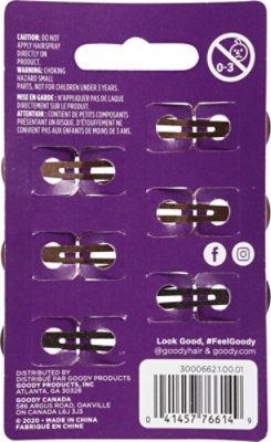 Goody Snap Clips Colour Collection Brunette - 6 Count - Image 4