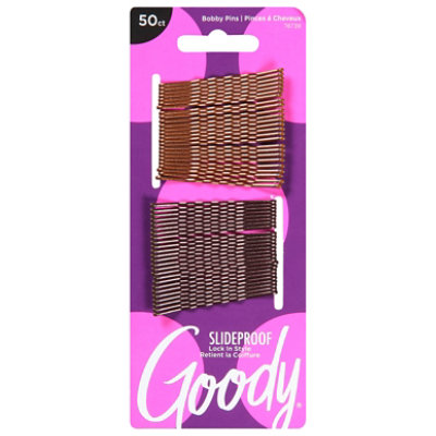 Goody Bobby Pins Colour Collection Brunette - 50 Count