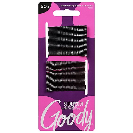 Goody Bobby Pins Colour Collection Black - 50 Count